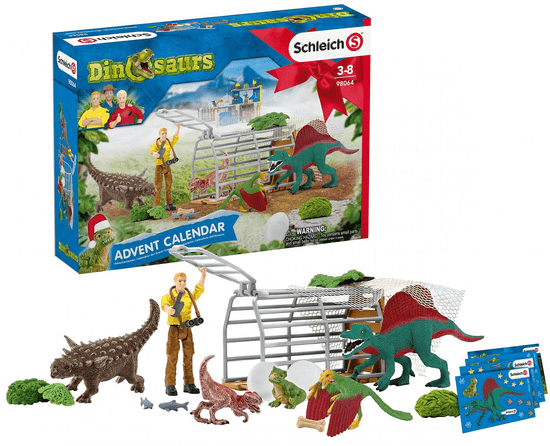 Schleich Schleich Adventní kalendář 2020 - Dinosauři.