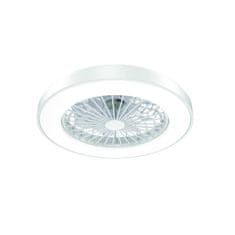 ACA ACA Lighting bílý stropní ventilátor se stmívatelným LED svítidlem 50cm s dálkovým ovládáním FANOKWH10G