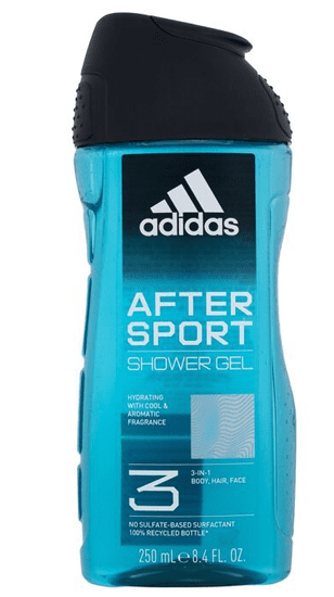 COTY ADIDAS 3in1 AFTER SPORT sprchový gel pro muže 250 ml