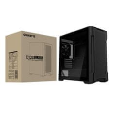 Gigabyte C102 GLASS/Midi Tower/Transpar./Černá