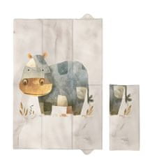 CEBA Podložka přebalovací cestovní (60x40) Basic Cosy Hippo