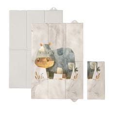 CEBA Podložka přebalovací cestovní (60x40) Basic Cosy Hippo