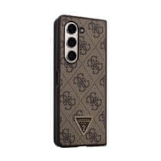 Guess hard silikonový kryt Samsung Galaxy Z Fold 5 Brown 4G Triangle