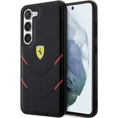 Ferrari FEHCS23MPBAK hard silikonové pouzdro Samsung Galaxy S23 PLUS 5G black Hot Stamp Lines