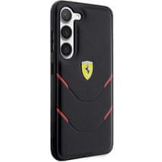 Ferrari FEHCS23MPBAK hard silikonové pouzdro Samsung Galaxy S23 PLUS 5G black Hot Stamp Lines