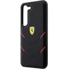 Ferrari FEHCS23MPBAK hard silikonové pouzdro Samsung Galaxy S23 PLUS 5G black Hot Stamp Lines