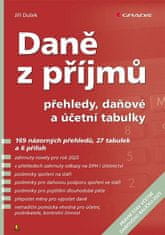 Jiří Dušek: Daně z příjmů 2025 - přehledy, daňové a účetní tabulky