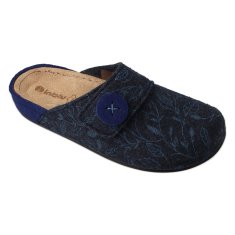 Inblu žabky kožená stélka navy blue velikost 40