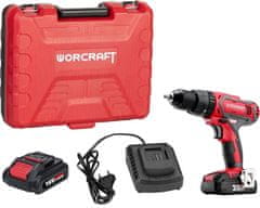 Worcraft Šroubovák CD-20LiH, 20V, 2x Li-ion 2,0Ah