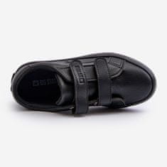 Big Star Dětské tenisky na suchý zip Black velikost 35