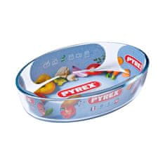 MÍSA ZAPÉKACÍ OVÁL. PYREX 1,6L, 26X18X6CM, SKLO