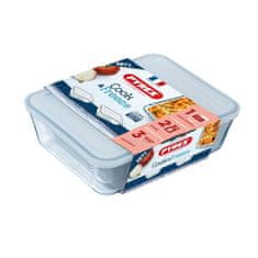 Pyrex SADA DÓZ 2KS 1,5L+ 2,6L, SKLO