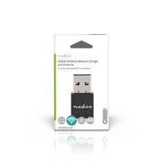 Nedis WSNWM610BK Wi-Fi USB dongle AC600 Dual Band 2.4/5 GHz