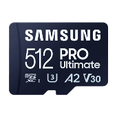 Samsung PRO Ultimate MicroSDXC 512GB + USB Adaptér / CL10 UHS-I U3 / A2 / V30