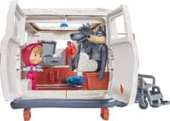 Simba Opravdová rarita - Simba Máša a medvěd Ambulance hrací set + figurky.