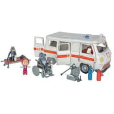 Simba Opravdová rarita - Simba Máša a medvěd Ambulance hrací set + figurky.