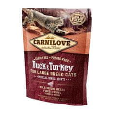 Carnilove Krmivo Large Breed Cats Muscles, Bones, Joints Duck & Turkey 0,4kg