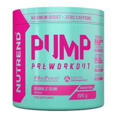 Nutrend Nápoj PUMP PRE-WORKOUT 225g bubble gum