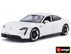 BBurago 1:24 Porsche Taycan Turbo S 2019 Carrara White