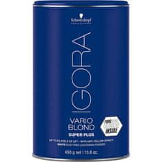 Schwarzkopf Bílý odbarvovací pudr IG Vario Blond Light Super Plus (White Dust-Free Lightening Powder) 450 g