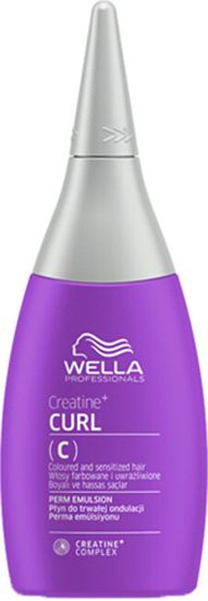 Wella Trvalá pro barvené a poškozené vlasy Creatine+ Curl (Permanent Emulsion) 75 ml