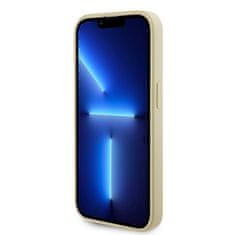 Guess hard silikonové pouzdro iPhone 15 PRO 6.1" gold Saffiano MagSafe