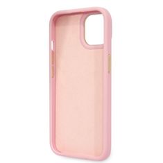 Guess GUHCP14SHGCRHP hard silikonové pouzdro iPhone 14 6.1" pink Croco Collection