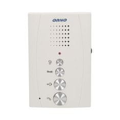 Orno Sada interkomů ELUVIO INTERCOM ORNO OR-DOM-RE-920/W, bez sluchátka, bílý, na omítku