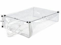 Kraftika 1ks transparent obal na zboží pvc 28x37cm se zipem, obaly