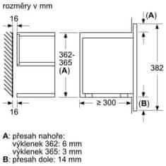 Bosch Vestavná mikrovlnná trouba BFL7221W1