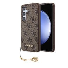 Guess  4G Charms Zadní Kryt pro Samsung Galaxy S24 Brown