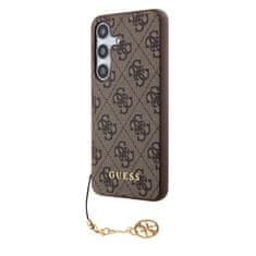 Guess  4G Charms Zadní Kryt pro Samsung Galaxy S24 Brown