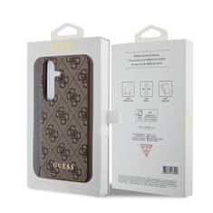 Guess  4G Charms Zadní Kryt pro Samsung Galaxy S24 Brown