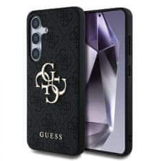 Guess Zadní kryt PU 4G Metal Logo pro Samsung Galaxy S25 Grey