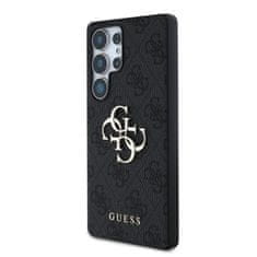 Guess Zadní kryt PU 4G Metal Logo pro Samsung Galaxy S25 Ultra Grey