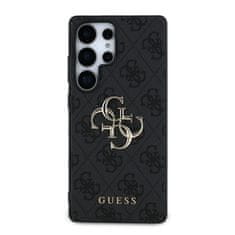 Guess Zadní kryt PU 4G Metal Logo pro Samsung Galaxy S25 Ultra Grey