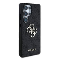 Guess Zadní kryt PU 4G Metal Logo pro Samsung Galaxy S25 Ultra Grey