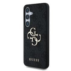 Guess Zadní kryt PU 4G Metal Logo pro Samsung Galaxy S25 Grey