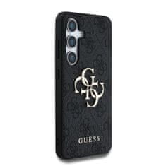 Guess Zadní kryt PU 4G Metal Logo pro Samsung Galaxy S25 Grey