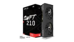 XFX Speedster SWFT 210 AMD Radeon RX 7600 XT 16GB GDDR6, AMD RDNA