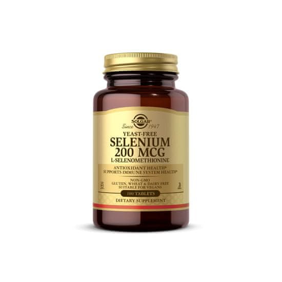 Solgar Doplňky stravy Selenium Yeast Free 200 Mcg