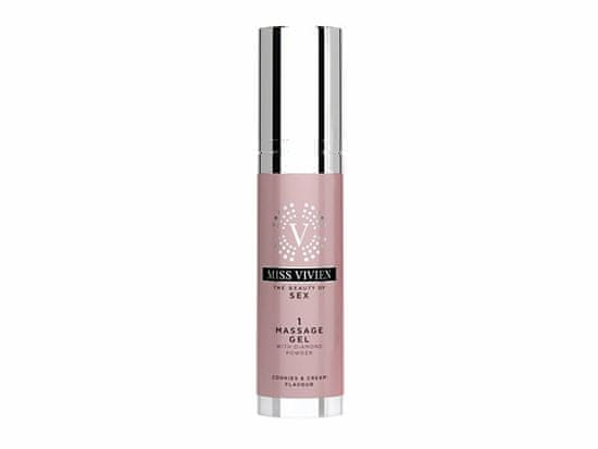 Miss Vivien Masážní gel s diamantovým pudrem (Massage Gel) 50 ml