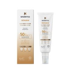 Sesderma Tónovaný ochranný krém na obličej SPF 50 Repaskin Silk Touch Color Facial 50 ml