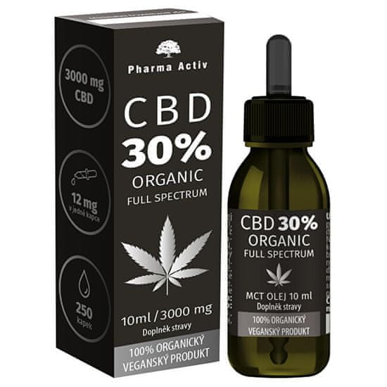 Pharma Activ CBD 30% Organic 3000 mg Full Spectrum 10 ml