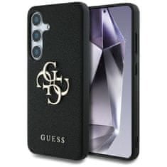 Guess Originální zadní kryt Grained Big 4G Logo Small Classic Logo do Samsung Galaxy S25 black