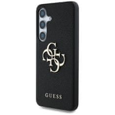 Guess Originální zadní kryt Grained Big 4G Logo Small Classic Logo do Samsung Galaxy S25 black