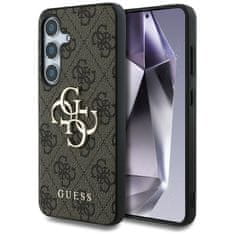 Guess Originální zadní kryt Big 4G Classic Logo pro Samsung Galaxy S25 brown