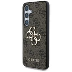 Guess Originální zadní kryt Big 4G Classic Logo pro Samsung Galaxy S25 brown