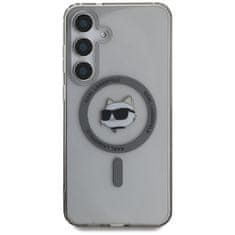 Karl Lagerfeld Originální zadní kryt Button Choupette Head Printed Logo Magsafe pro Samsung Galaxy S25 Plus black