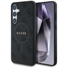 Guess Originální zadní kryt 4G Colored Ring Classic Logo Magsafe pro Samsung Galaxy S25 black